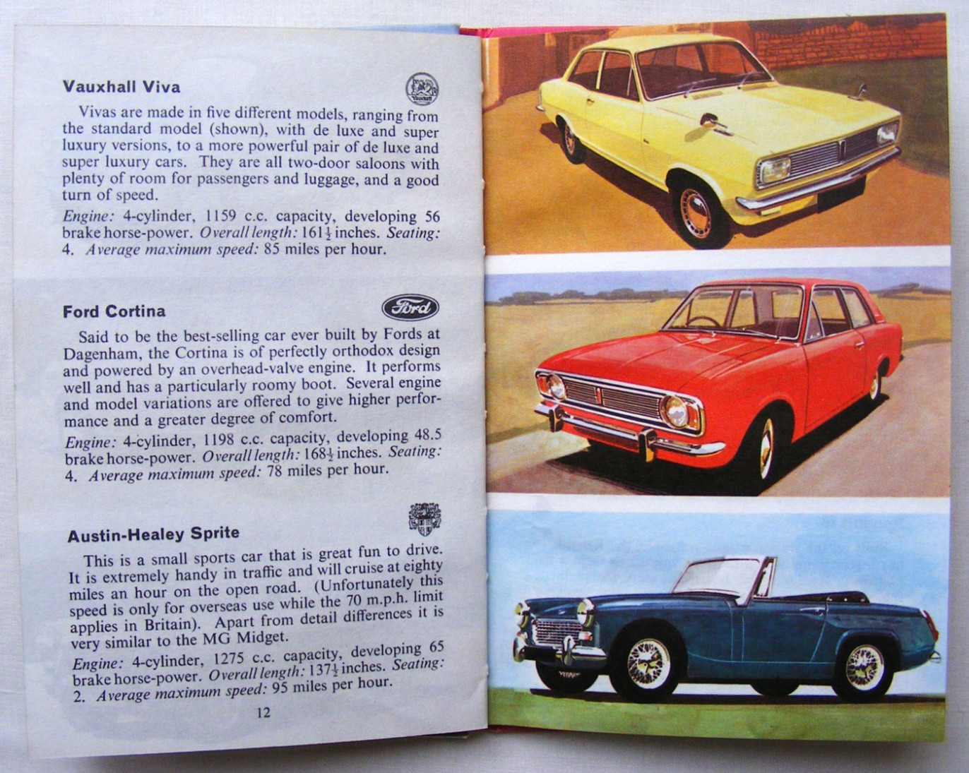 Ladybird Book – Motor Cars -Recognition-Series 584 – Good/Very Good +FREE COVER+