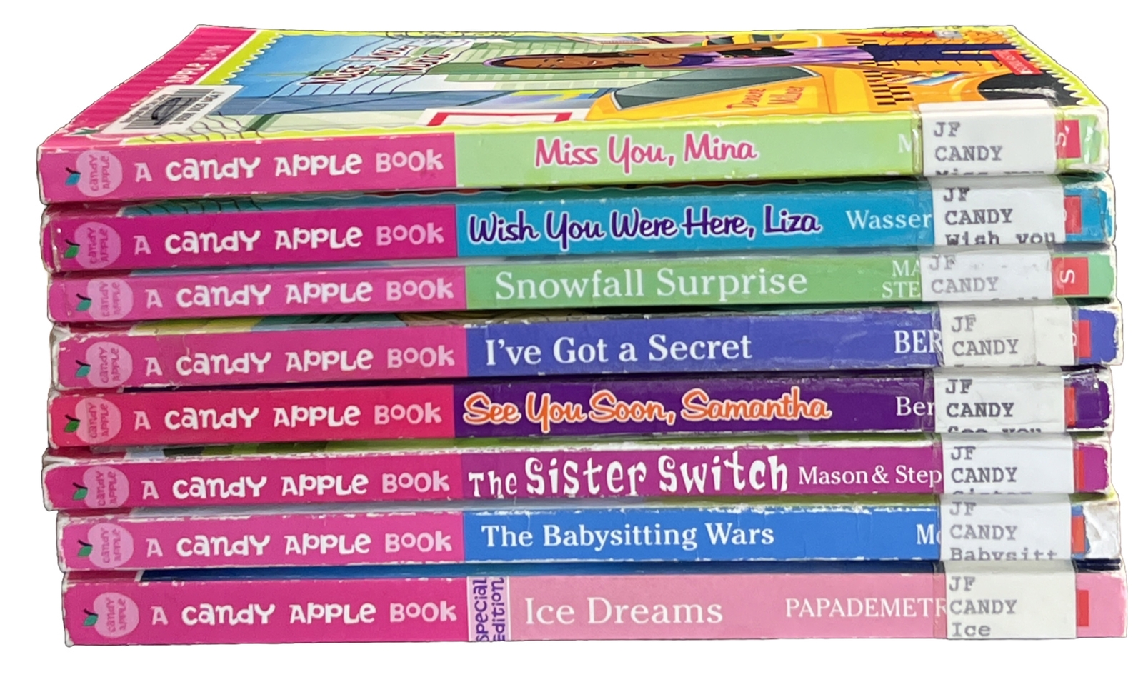 Candy Apple Books Lot of 8 Series Chapter Scholastic RL4 9-12 Girls Used