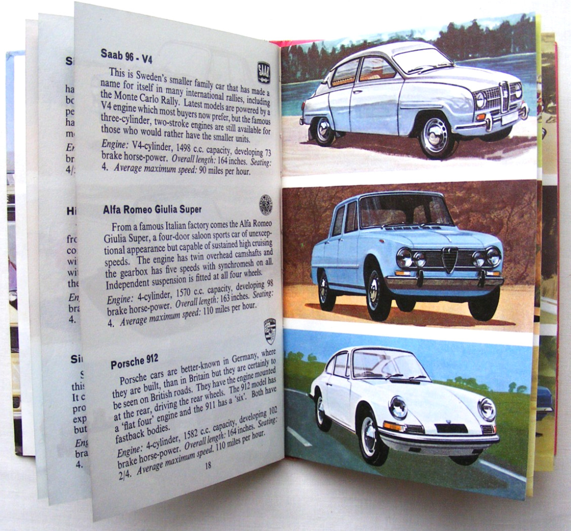 Ladybird Book – Motor Cars -Recognition-Series 584 – Good/Very Good +FREE COVER+