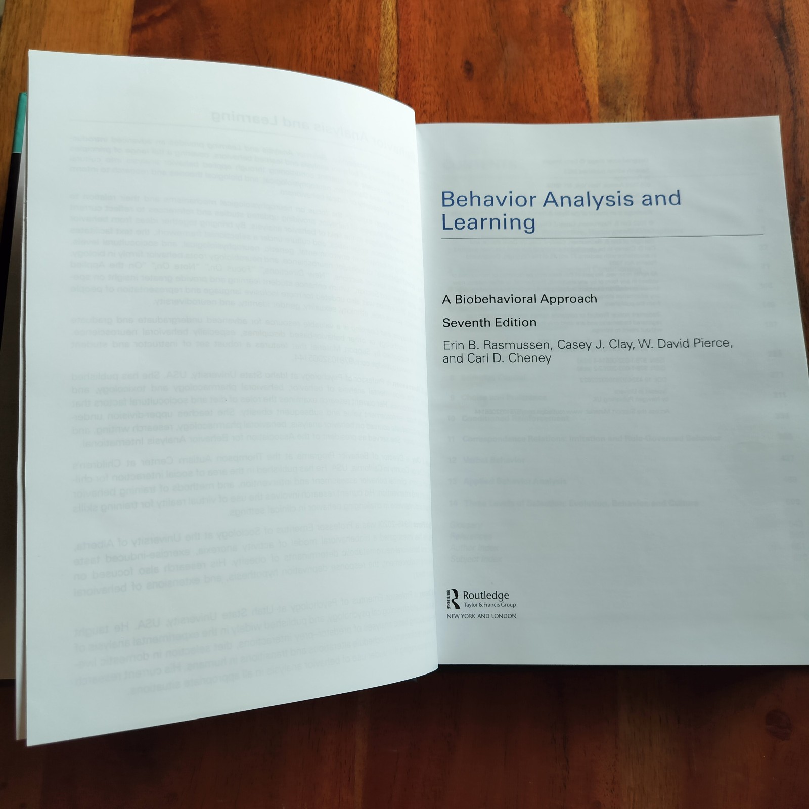 Behavior Analysis and Learning: A Biobehavioral Approach 7th Edition