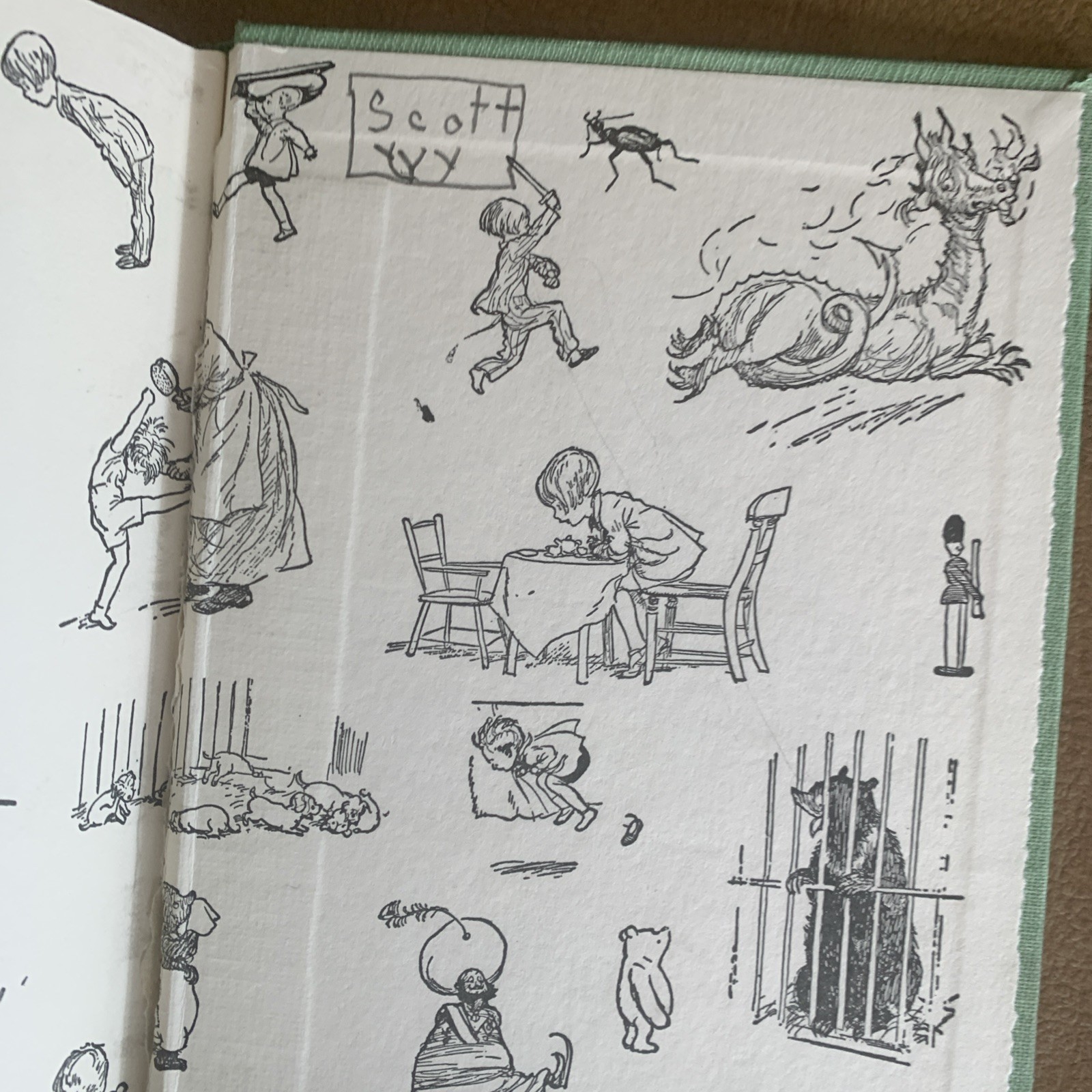 3- 1950 A A Milne Books Winnie the Pooh, Now We Are 6, When We Were Very Young