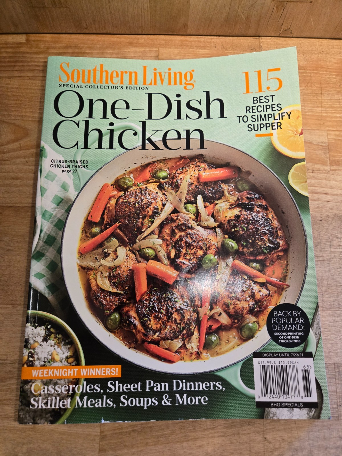 Southern Living Magazine ~ One-Dish Chicken ~ Recipes Casseroles Skillet