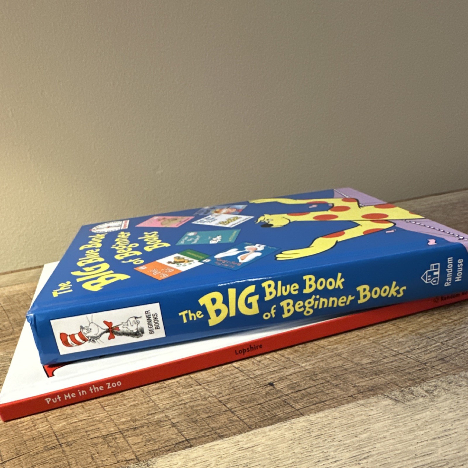 Put Me in the Zoo & Big Blue Beginner Books Hardcover Ages 4-8