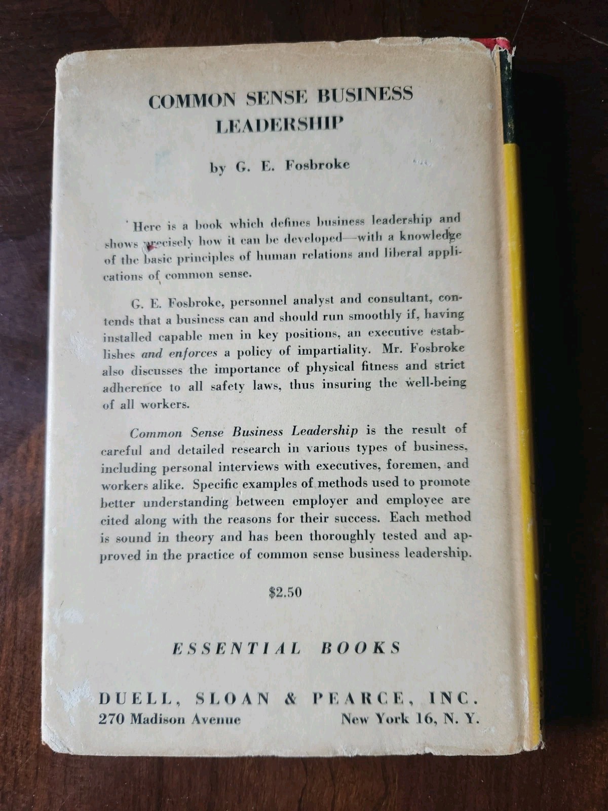 LET’S BE HUMAN 1947 BOOK GIFTED BY HENRY FORD II FORD MEMORABILIA COLLECTIBLE
