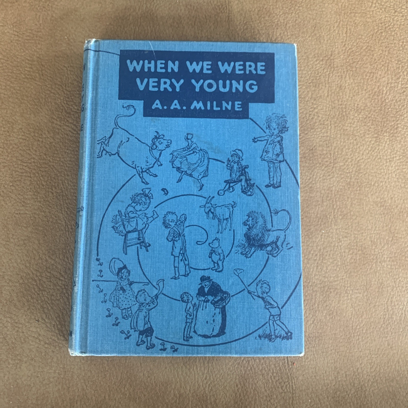 3- 1950 A A Milne Books Winnie the Pooh, Now We Are 6, When We Were Very Young