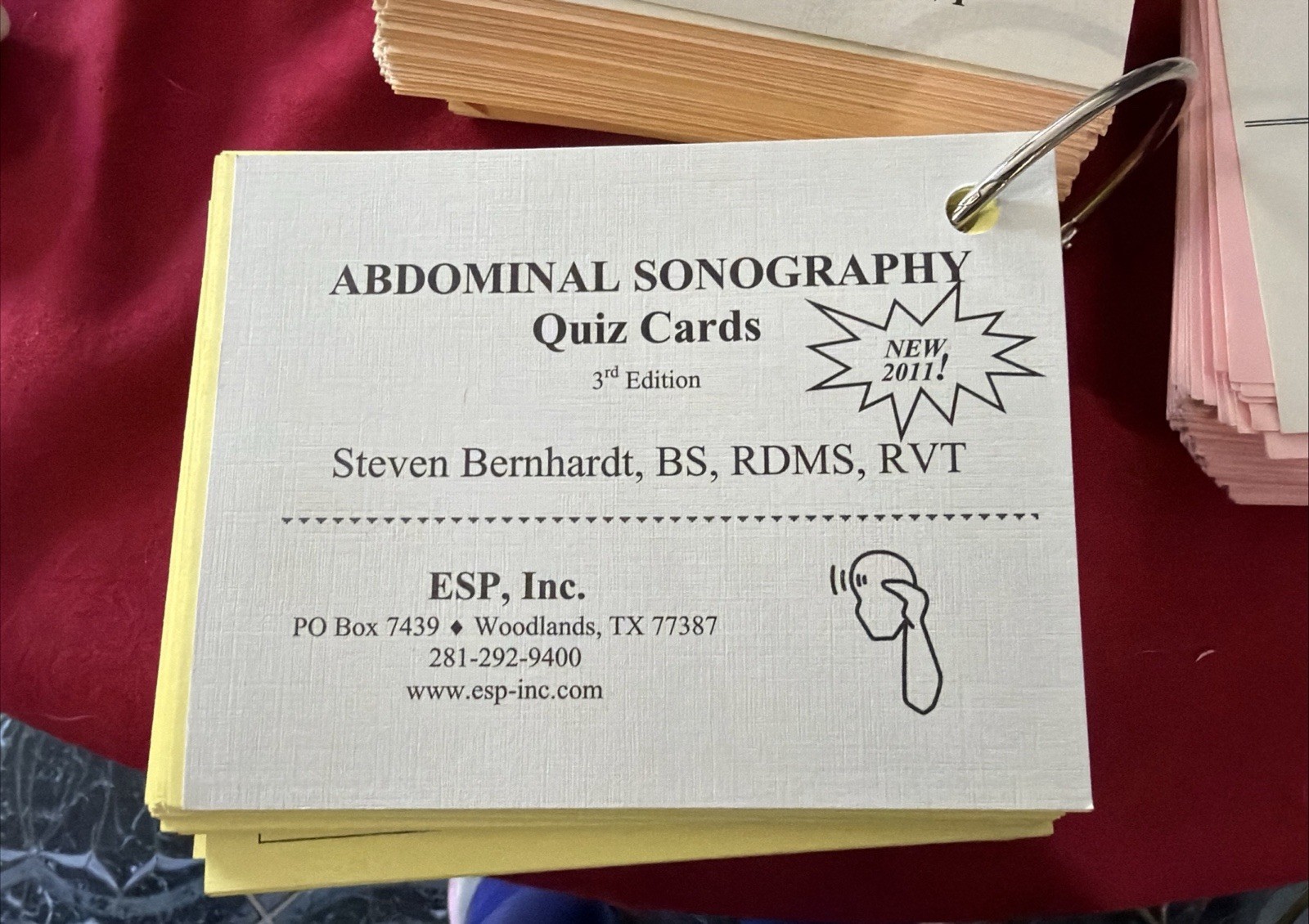 ESP, Inc. Quiz Cards Vascular Physical Principles & Abd Sonography 3rd can separ