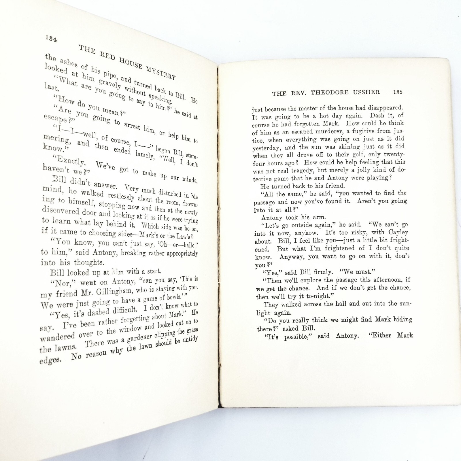 The Red House Mystery by A.A. Milne – 1922 First Edition Third Printing