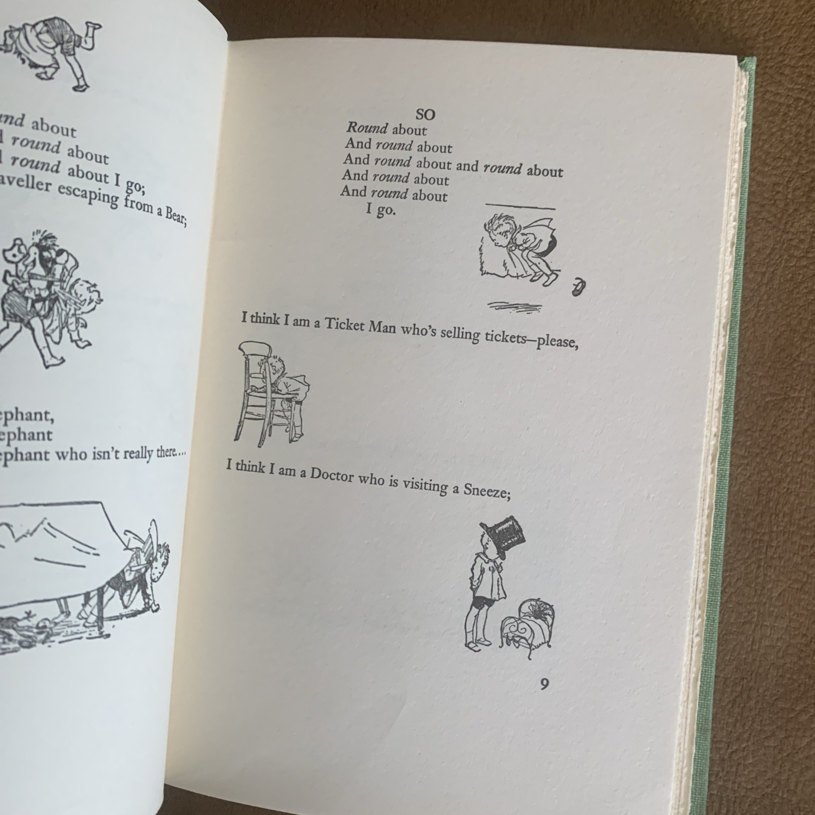 3- 1950 A A Milne Books Winnie the Pooh, Now We Are 6, When We Were Very Young