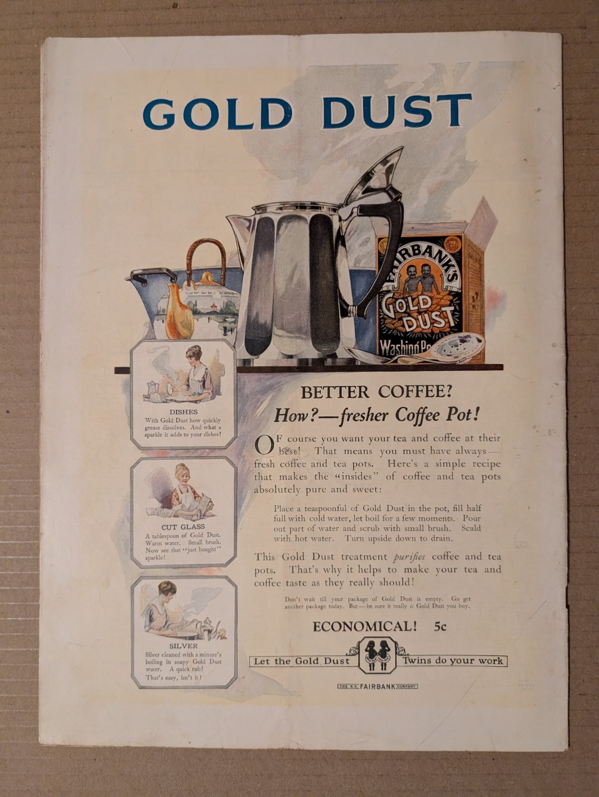 Lot of 9 MODERN PRISCILLA 1920 magazine COKE Coca-Cola ADS-CREAM OF WHEAT