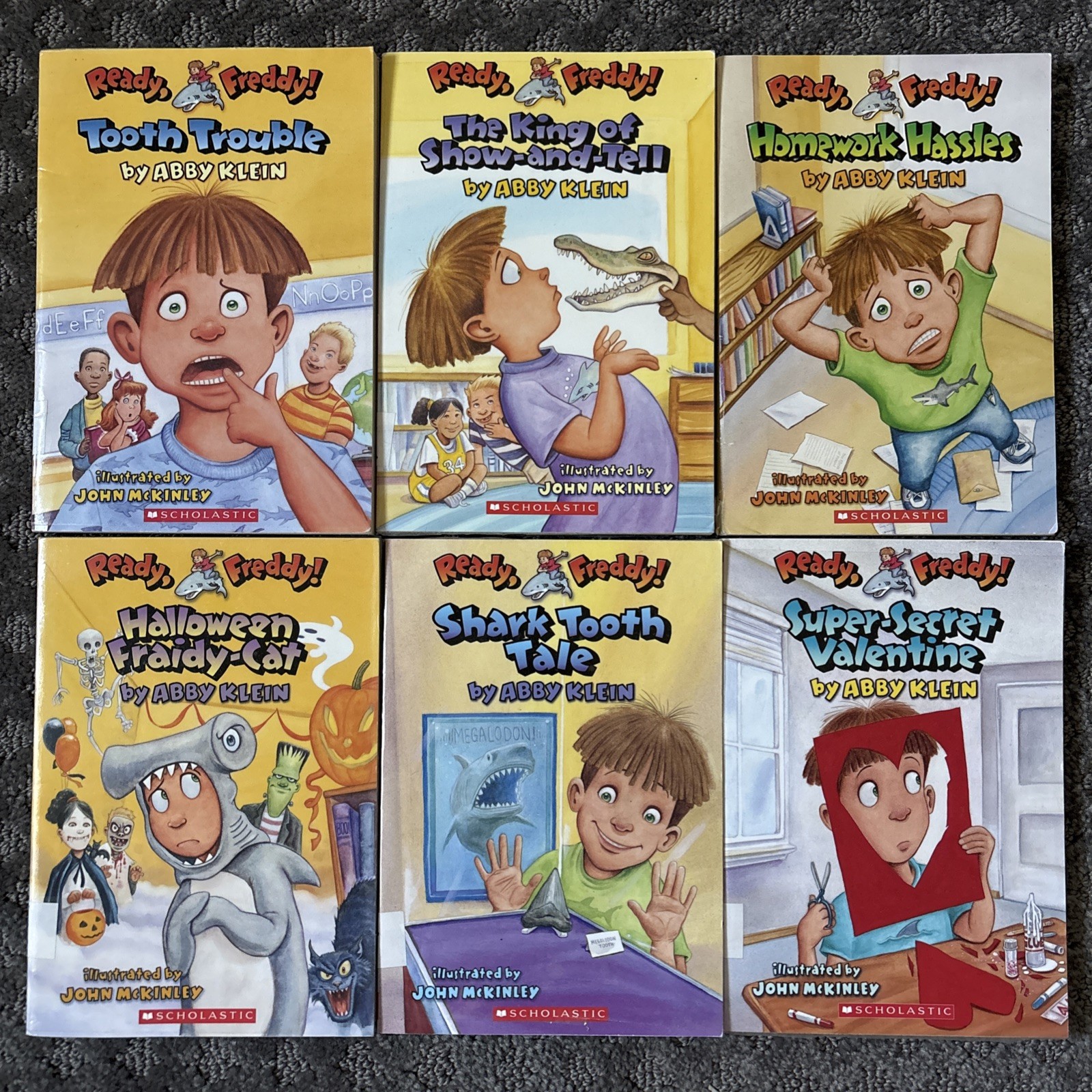 Ready, Freddy! Lot of 6 Chapter Books Abby Klein Scholastic 1;2;3;8;9;10