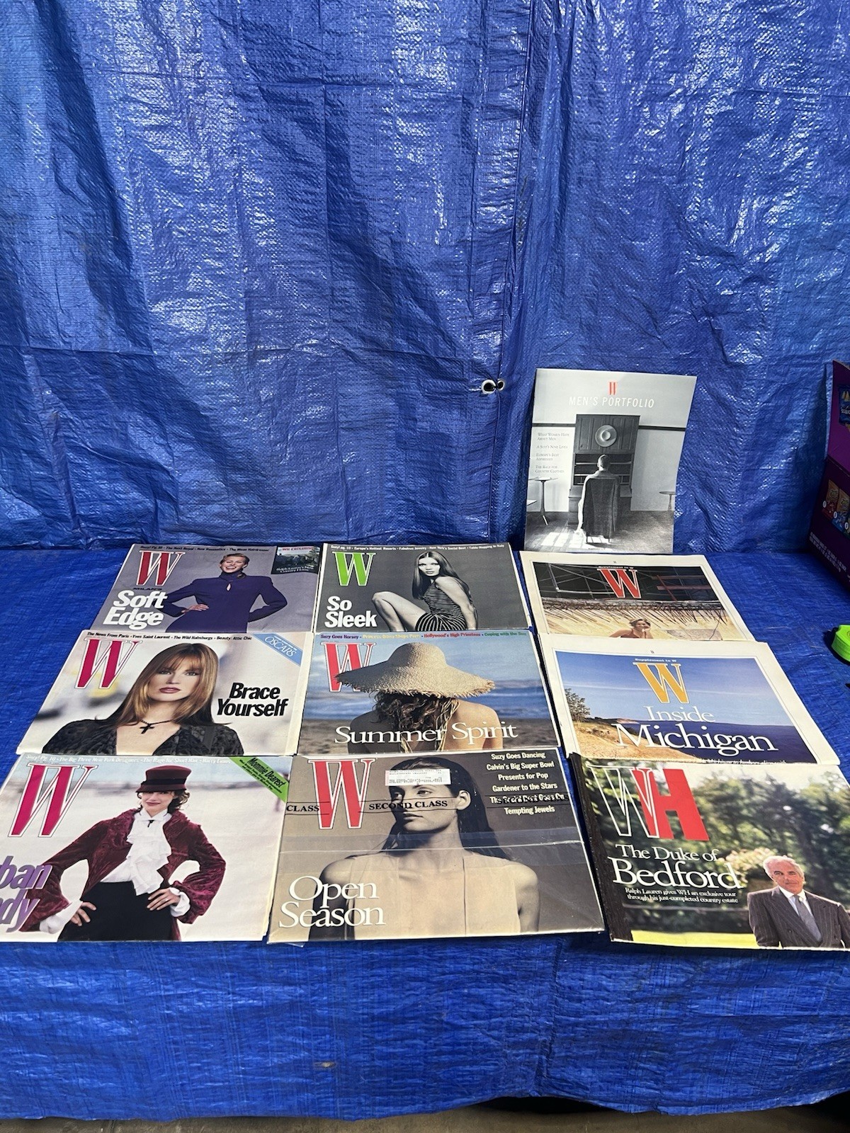 Some March ,April ,May 1993 W Magazine Not Complete Months
