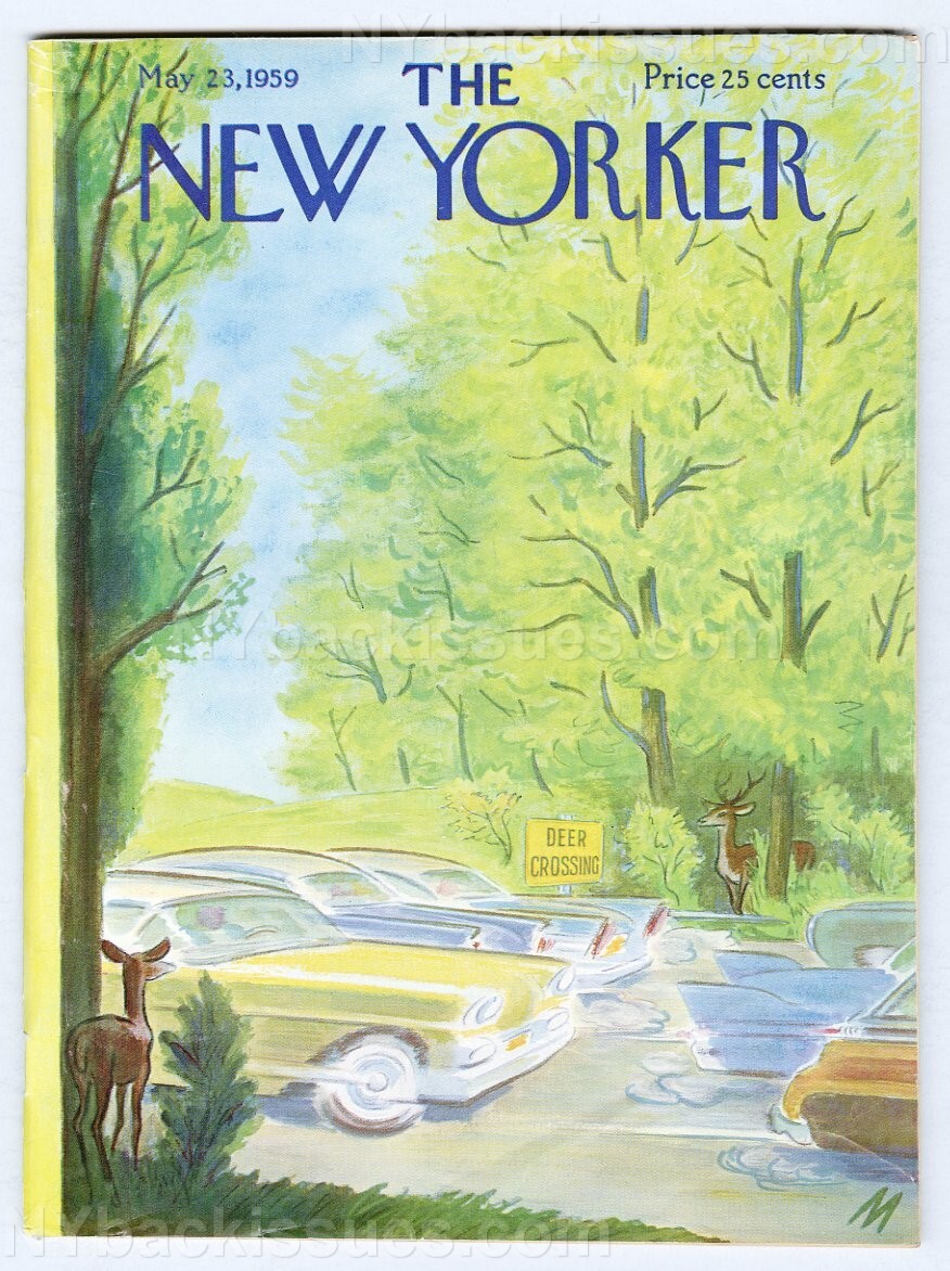 New Yorker magazine May 23 1959 Nadine Gordimer T.H. White Floyd Patterson