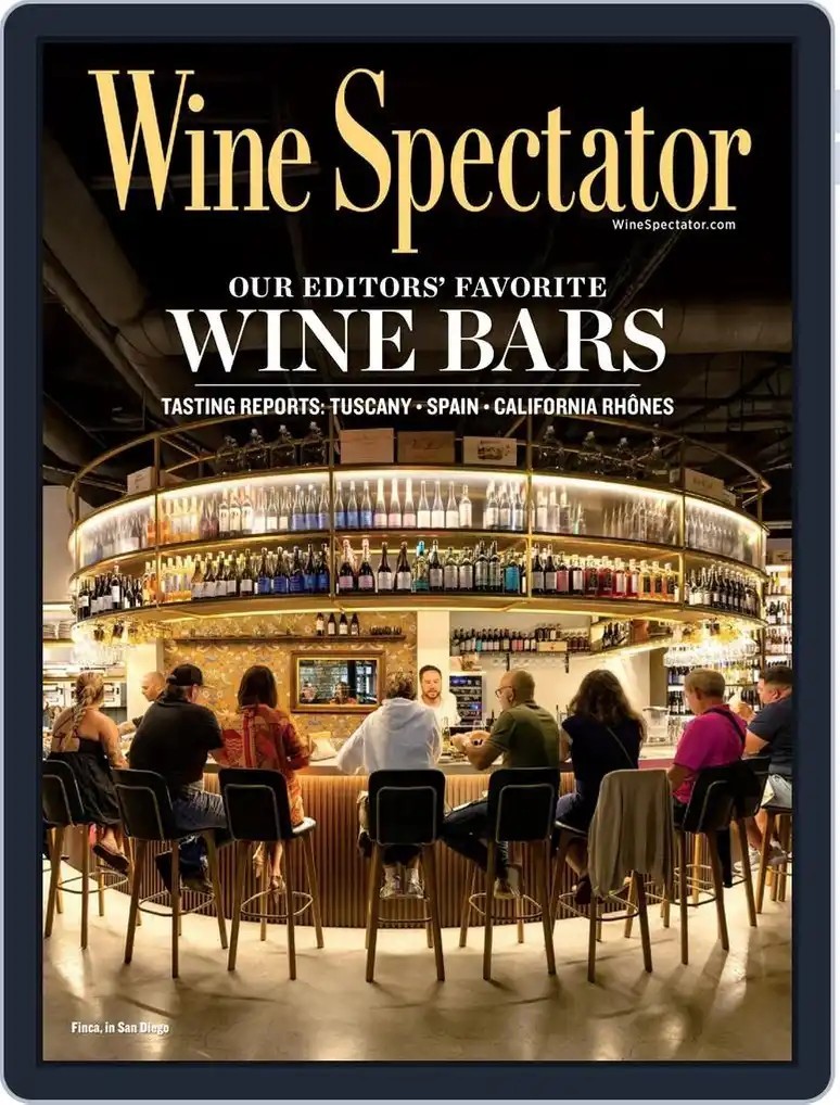 WINE SPECTATOR-OCTOBER 15/31 2025-WINE BARS-NEW-FAST SHIPPING
