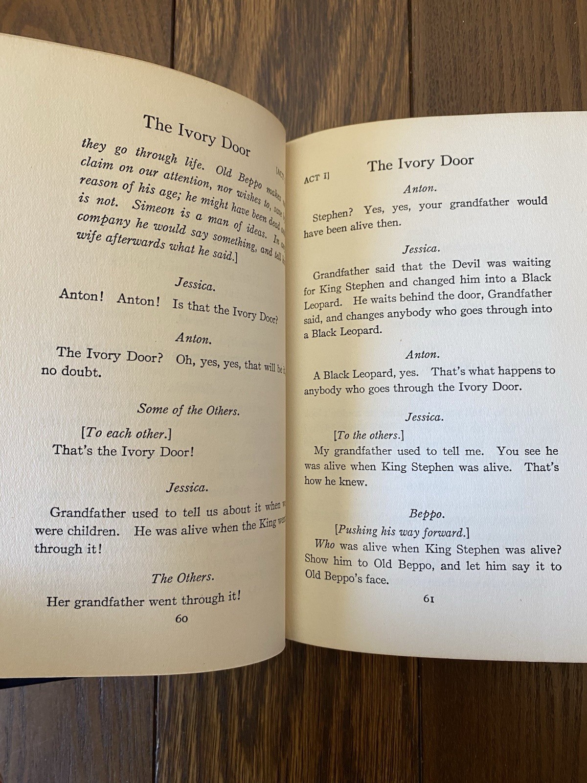 The Ivory Door by A.A. Milne 1936 5th Impression Hardcover