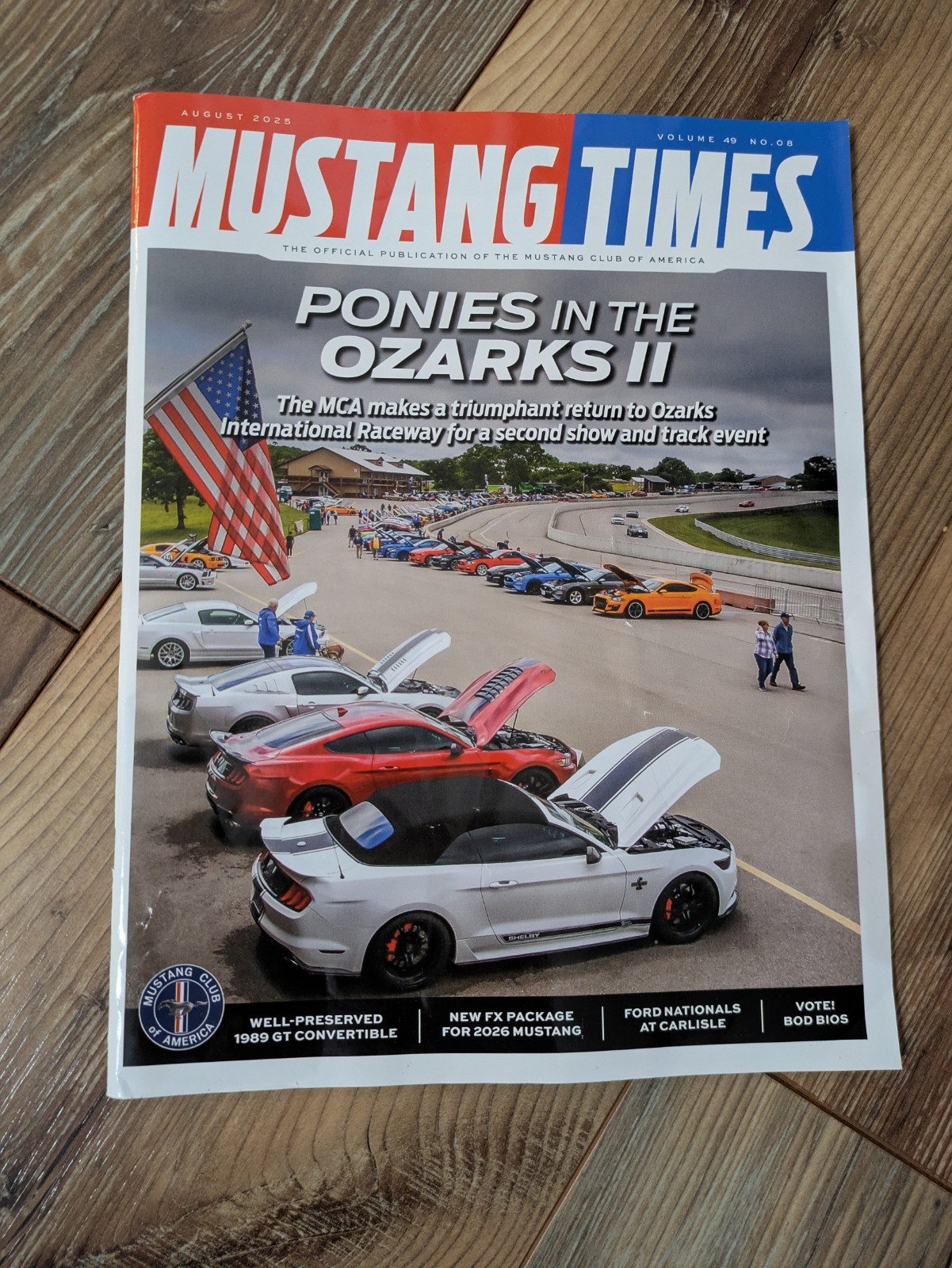 Mustang Times Magazine Ponies At The Ozarks II Vol 49 No 8 Ford Mustang Club