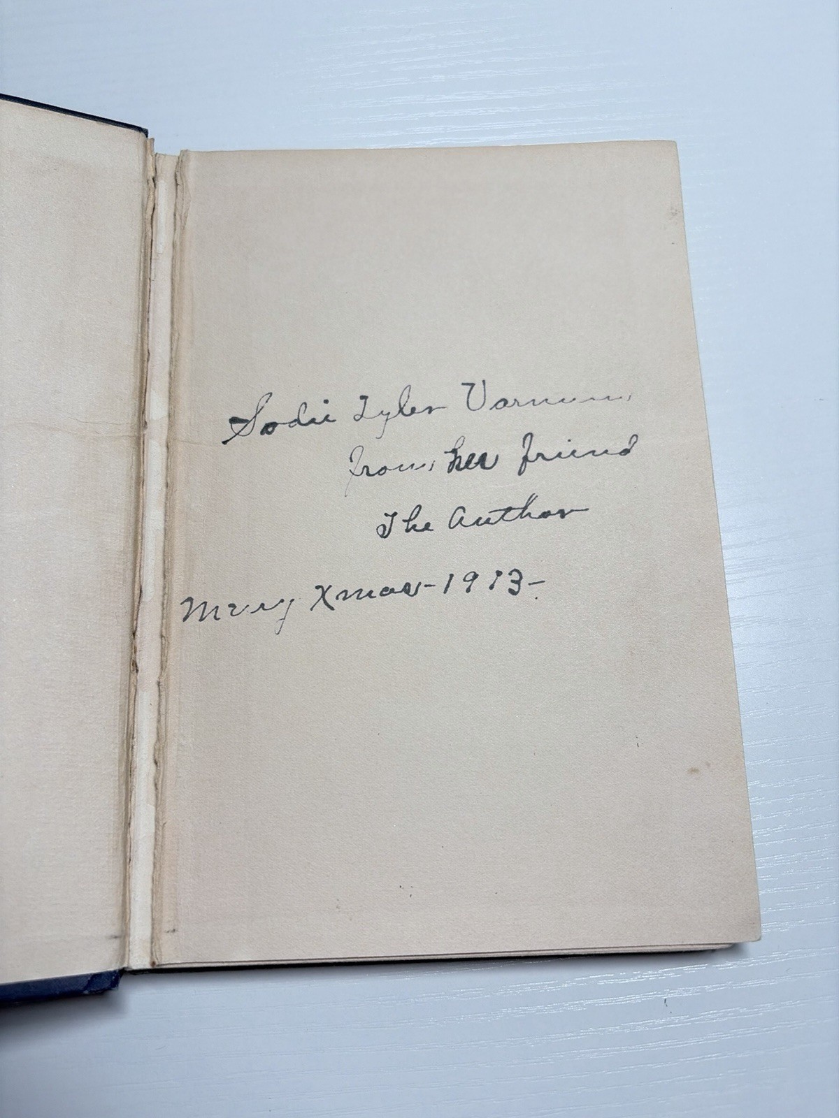 SIGNED 1911 Chundra Lela Z.F. Griffin Missionary India – Presentation Copy