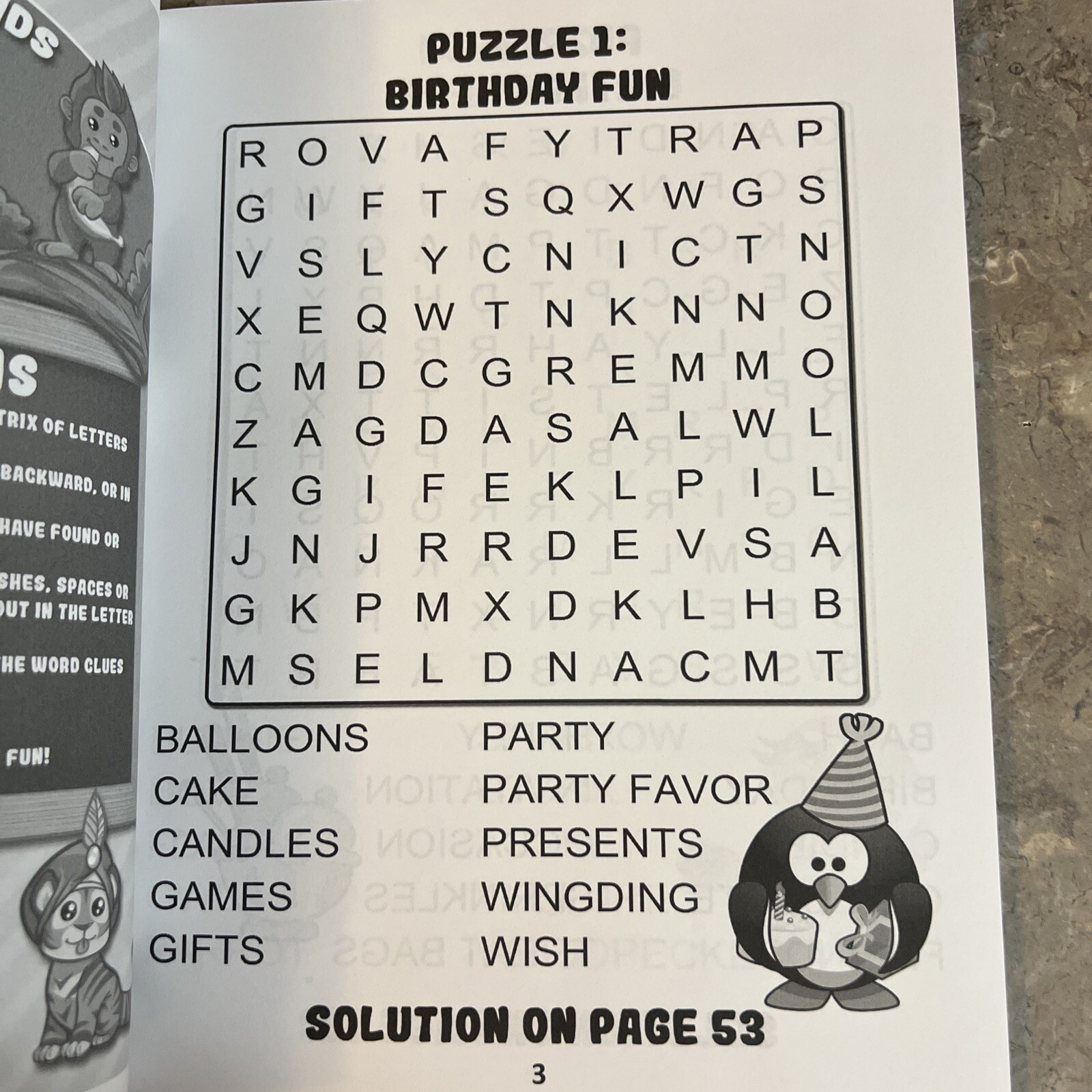 Word Search for Kids Ages 4-8 Large Print Paperback
