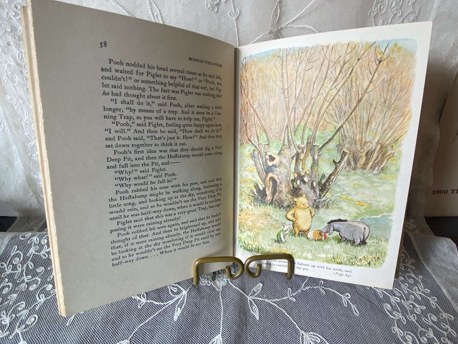 The World of Pooh A.A. Milne 1957 Color Illustrated E.H. Shepard w/ Dust Jacket