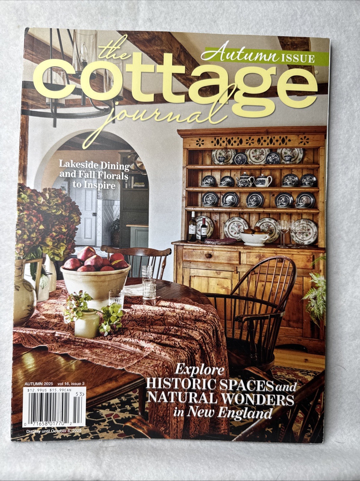 The Cottage Journal Autumn Issue October 2025 vol. 16 – Issue 3 Magazine Florals
