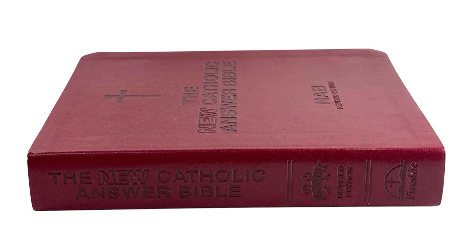 The New Catholic Answer Bible NAB Revised Edition Red Faux Leather Flexibound
