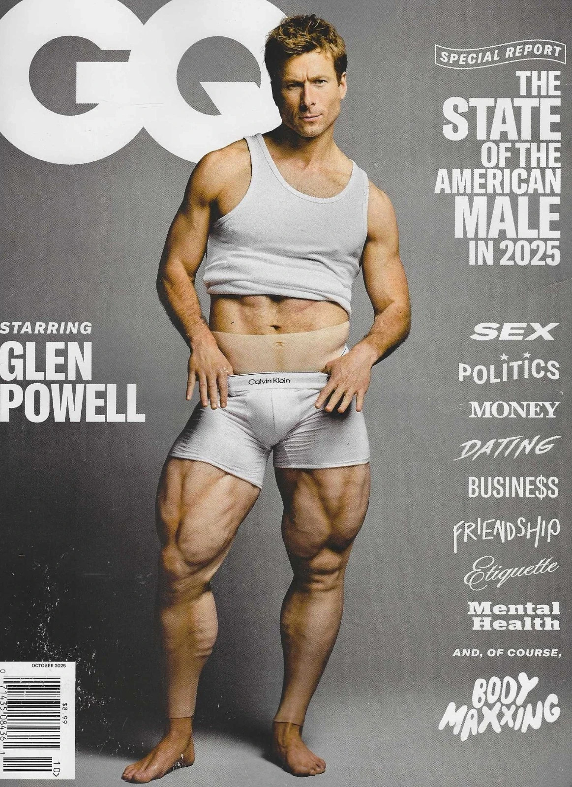 GQ MAGAZINE OCTOBER 2025 | GLENN POWELL