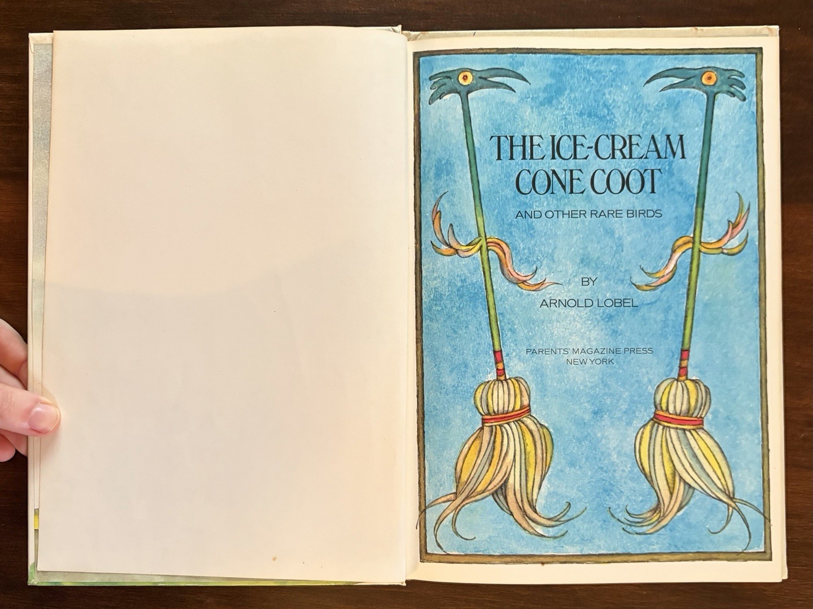 The Ice-Cream Cone Coot By Arnold Lobel, Vintage 1971 Hardcover