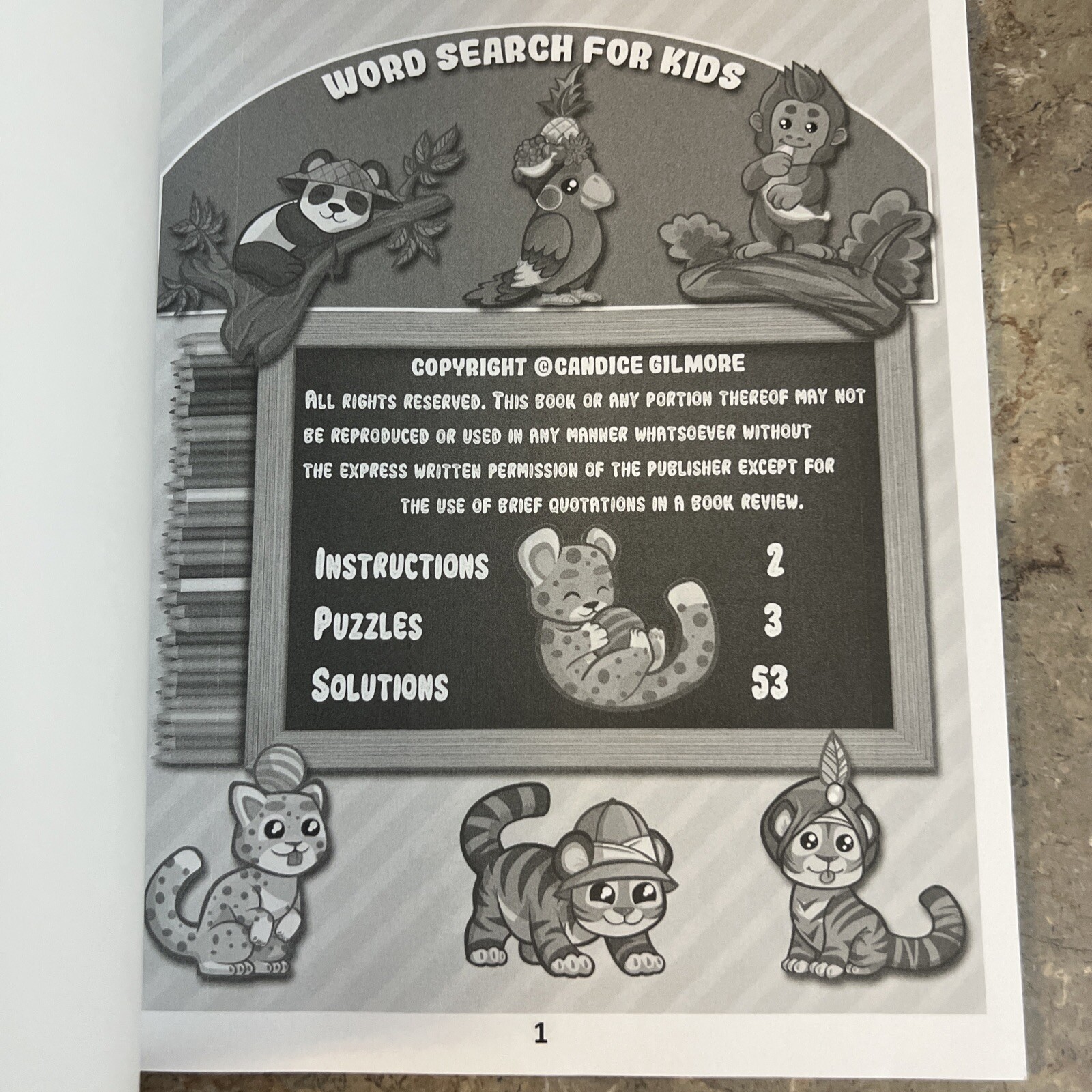 Word Search for Kids Ages 4-8 Large Print Paperback