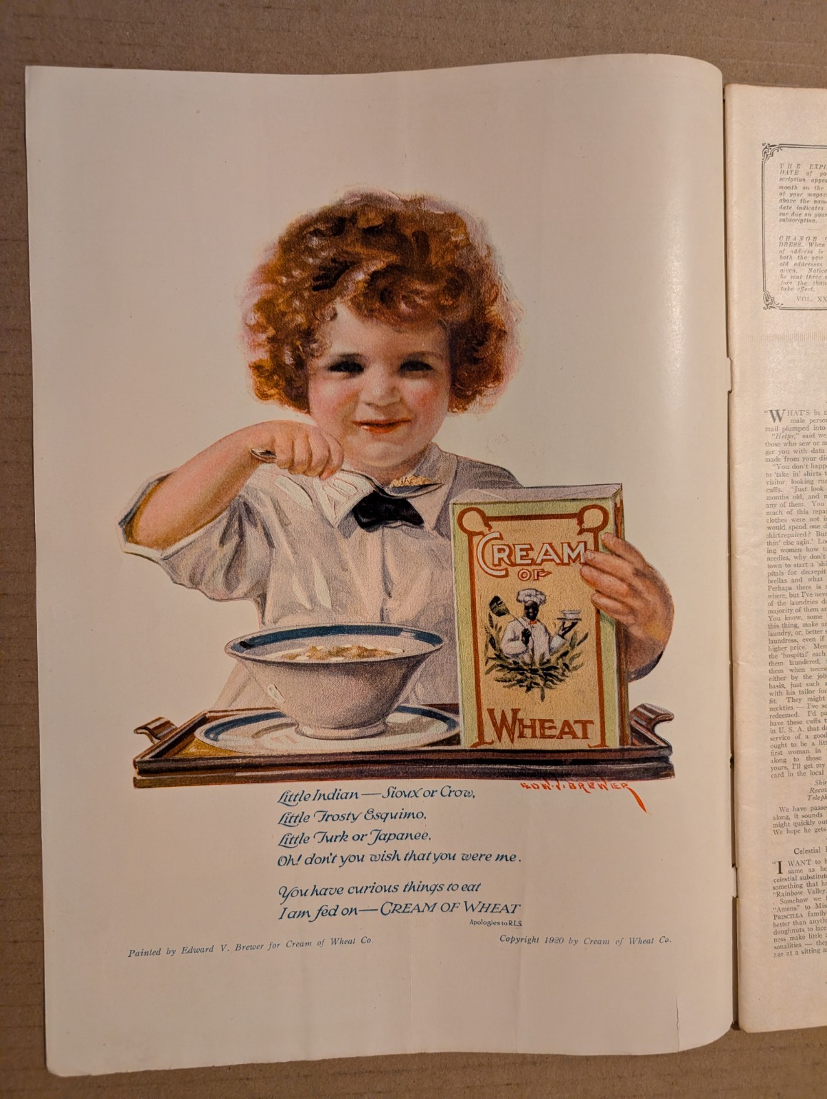Lot of 9 MODERN PRISCILLA 1920 magazine COKE Coca-Cola ADS-CREAM OF WHEAT
