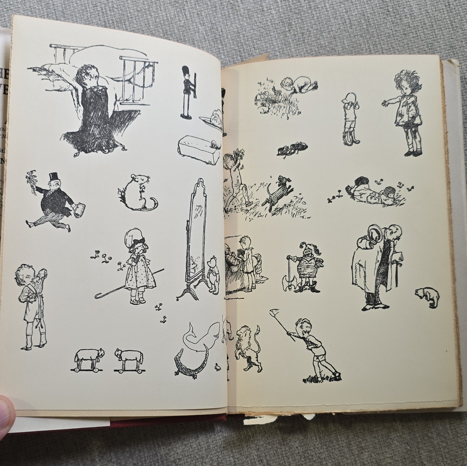 A. A. Milne When We Were Very Young 1924 E. P. Dutton HC DJ Illus