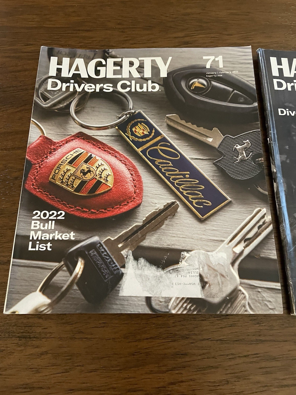 Lot 14 HAGERTY Drivers Club MAGAZINE 2021-2025 Porsche Corvette Bull Market Road